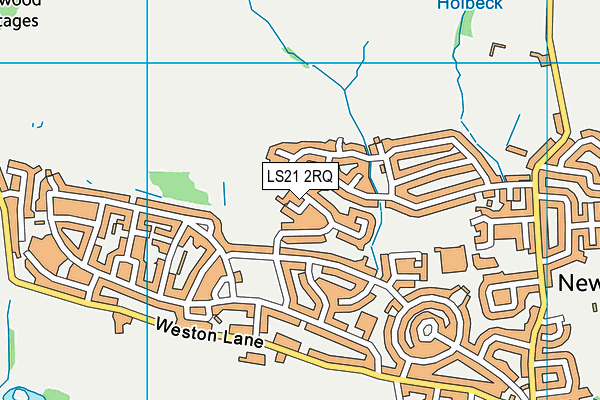 LS21 2RQ map - OS VectorMap District (Ordnance Survey)