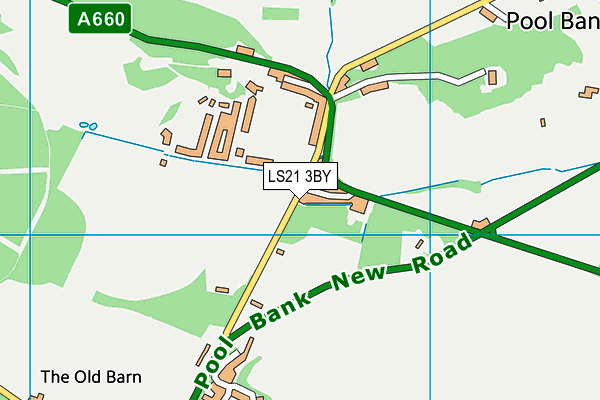 LS21 3BY map - OS VectorMap District (Ordnance Survey)