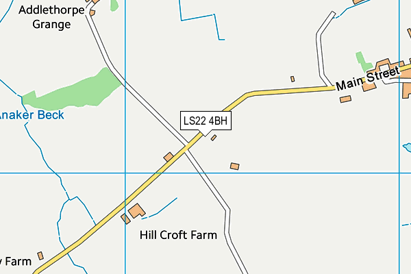 LS22 4BH map - OS VectorMap District (Ordnance Survey)