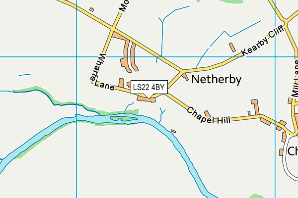 LS22 4BY map - OS VectorMap District (Ordnance Survey)