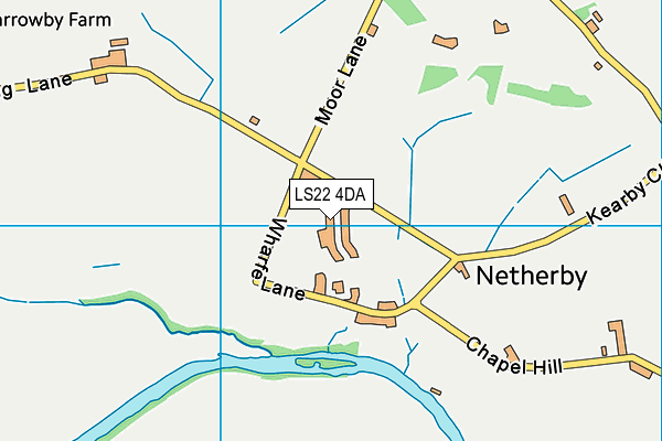 LS22 4DA map - OS VectorMap District (Ordnance Survey)