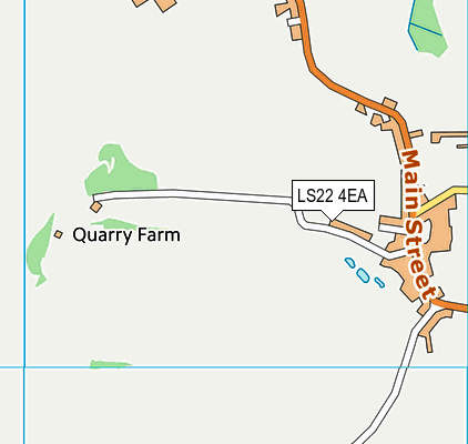 LS22 4EA map - OS VectorMap District (Ordnance Survey)