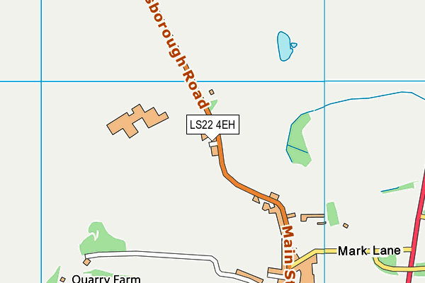 LS22 4EH map - OS VectorMap District (Ordnance Survey)