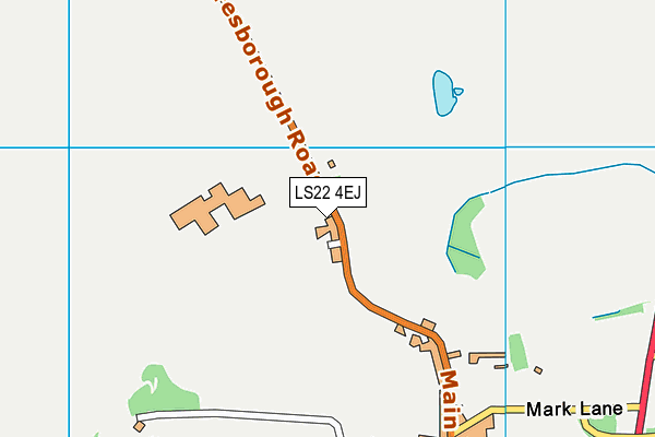 LS22 4EJ map - OS VectorMap District (Ordnance Survey)