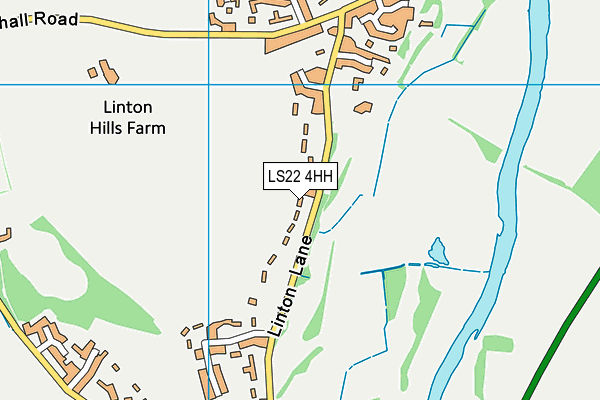 LS22 4HH map - OS VectorMap District (Ordnance Survey)