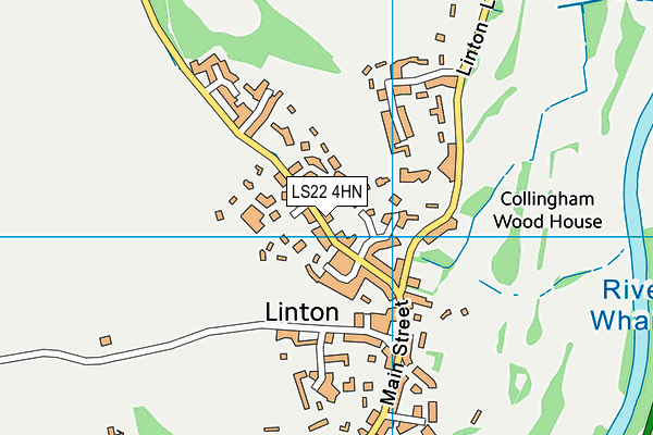 LS22 4HN map - OS VectorMap District (Ordnance Survey)