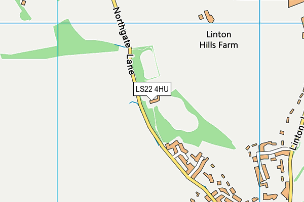 LS22 4HU map - OS VectorMap District (Ordnance Survey)