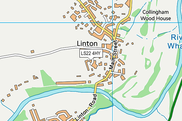 LS22 4HY map - OS VectorMap District (Ordnance Survey)