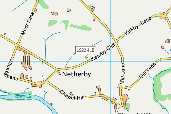 LS22 4LB map - OS VectorMap District (Ordnance Survey)