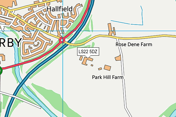 Map of HILLSIDE COURT (ILKLEY) MANAGEMENT COMPANY LIMITED at district scale