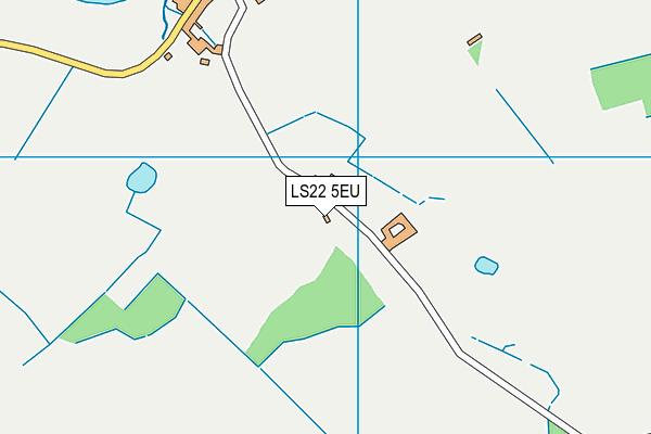 LS22 5EU map - OS VectorMap District (Ordnance Survey)