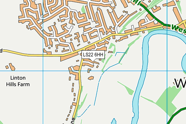LS22 6HH map - OS VectorMap District (Ordnance Survey)