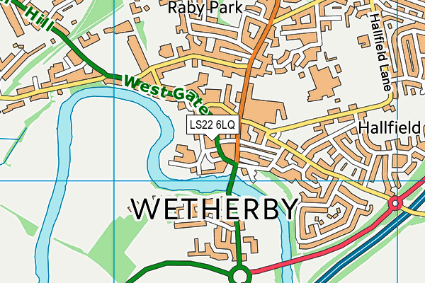 Map of OLIVIA GRACE WETHERBY LIMITED at district scale