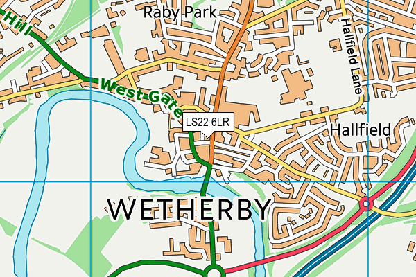 Map of BENGAL LOUNGE (WETHERBY) LIMITED at district scale