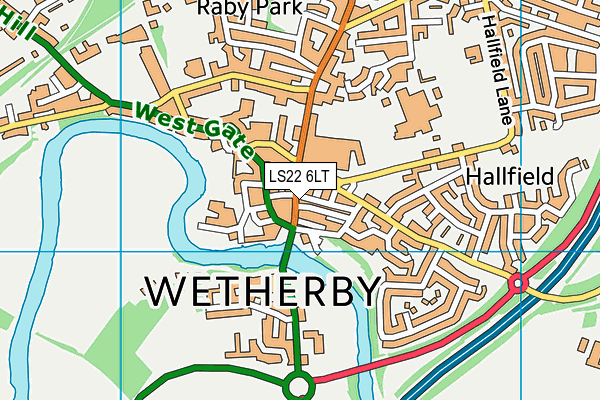 Map of TOUCHWOOD OF WETHERBY LTD at district scale
