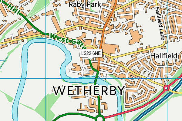 Map of WETHERBY TWINNING ASSOCIATION COMMUNITY INTEREST COMPANY at district scale
