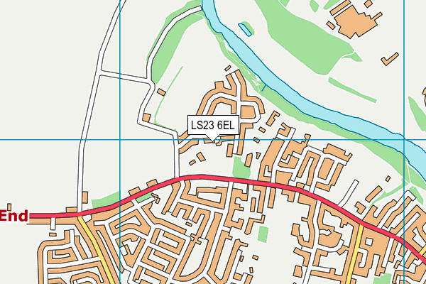 LS23 6EL map - OS VectorMap District (Ordnance Survey)