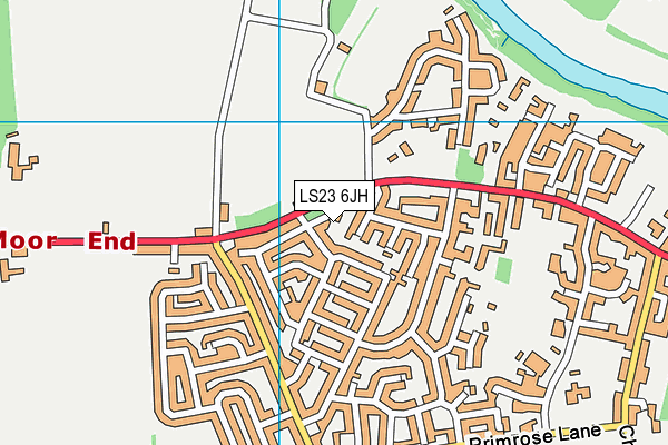 LS23 6JH map - OS VectorMap District (Ordnance Survey)