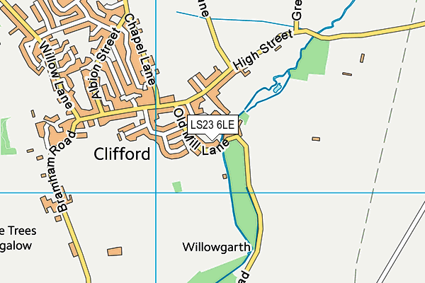 Map of TJM (CLIFFORD) LTD at district scale