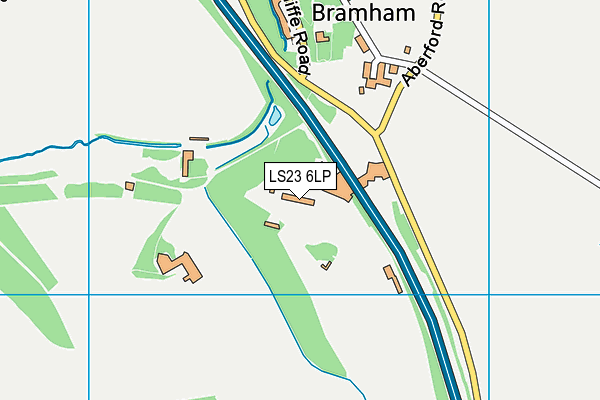 LS23 6LP map - OS VectorMap District (Ordnance Survey)