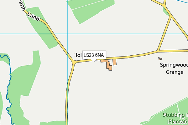 LS23 6NA map - OS VectorMap District (Ordnance Survey)