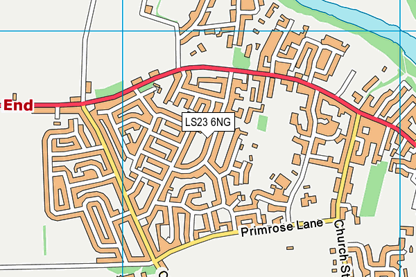 LS23 6NG map - OS VectorMap District (Ordnance Survey)