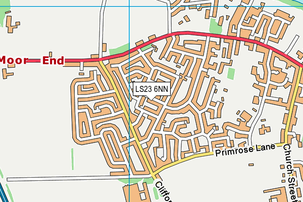 LS23 6NN map - OS VectorMap District (Ordnance Survey)