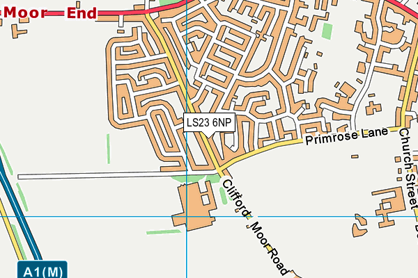 LS23 6NP map - OS VectorMap District (Ordnance Survey)