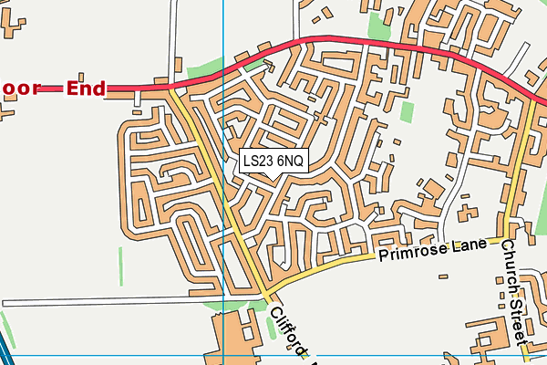 LS23 6NQ map - OS VectorMap District (Ordnance Survey)