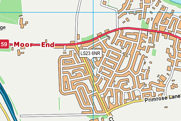 LS23 6NR map - OS VectorMap District (Ordnance Survey)