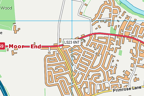 LS23 6NT map - OS VectorMap District (Ordnance Survey)