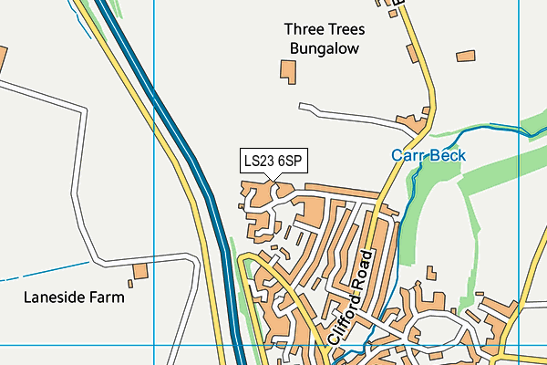 Map of BRAMHAM VILLAGE STORE LIMITED at district scale
