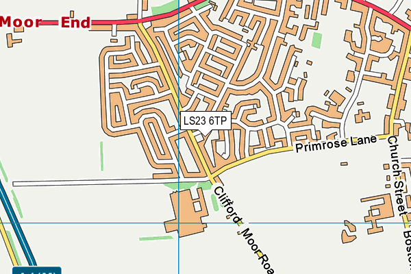 LS23 6TP map - OS VectorMap District (Ordnance Survey)