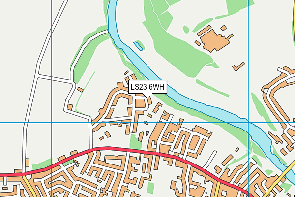 LS23 6WH map - OS VectorMap District (Ordnance Survey)