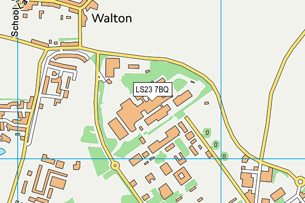 LS23 7BQ map - OS VectorMap District (Ordnance Survey)