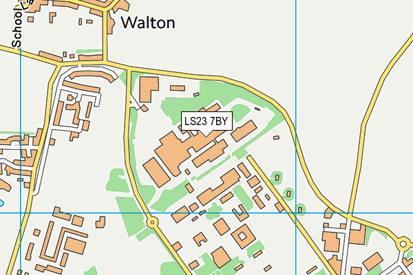 LS23 7BY map - OS VectorMap District (Ordnance Survey)