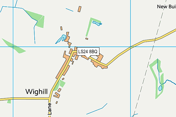 LS24 8BQ map - OS VectorMap District (Ordnance Survey)