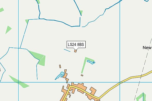 LS24 8BS map - OS VectorMap District (Ordnance Survey)
