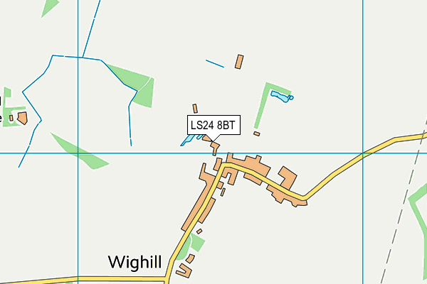 LS24 8BT map - OS VectorMap District (Ordnance Survey)