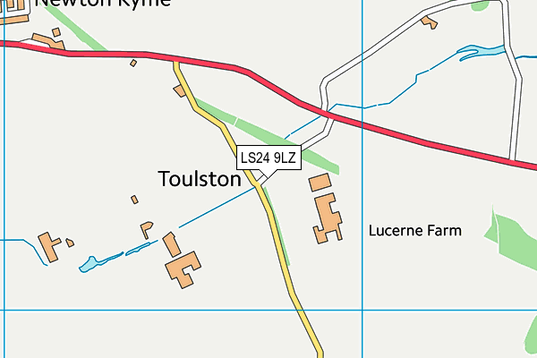 LS24 9LZ map - OS VectorMap District (Ordnance Survey)