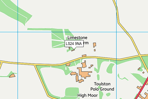LS24 9NA map - OS VectorMap District (Ordnance Survey)