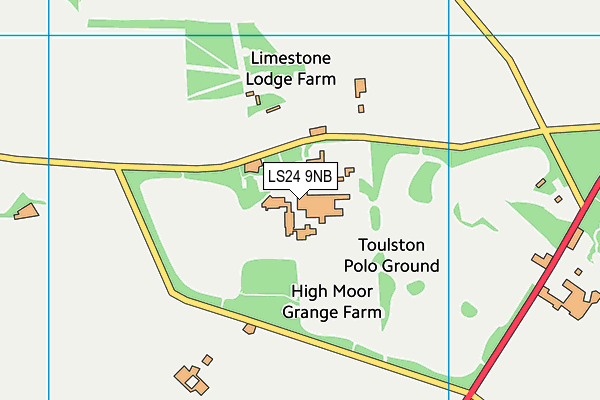 LS24 9NB map - OS VectorMap District (Ordnance Survey)