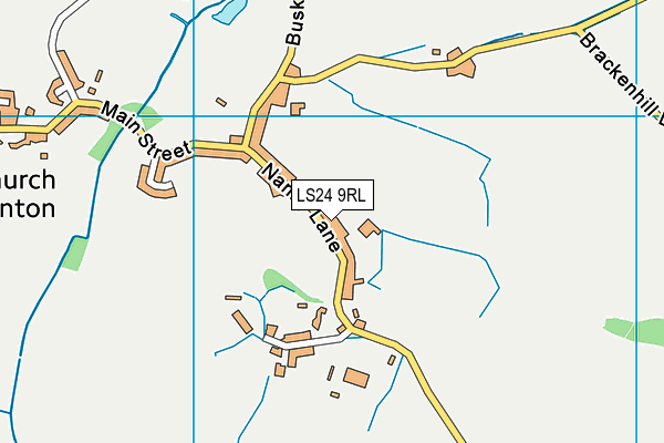 LS24 9RL map - OS VectorMap District (Ordnance Survey)