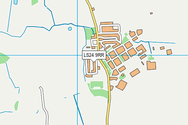 LS24 9RR map - OS VectorMap District (Ordnance Survey)