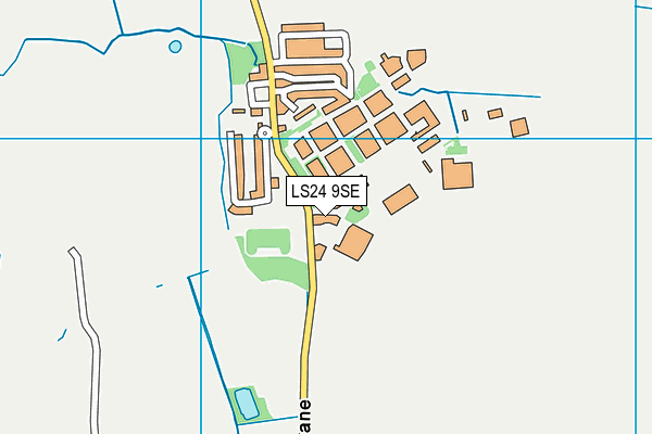 LS24 9SE map - OS VectorMap District (Ordnance Survey)
