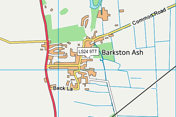 LS24 9TT map - OS VectorMap District (Ordnance Survey)