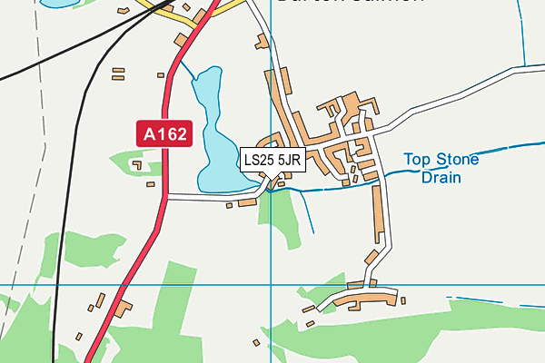 LS25 5JR map - OS VectorMap District (Ordnance Survey)