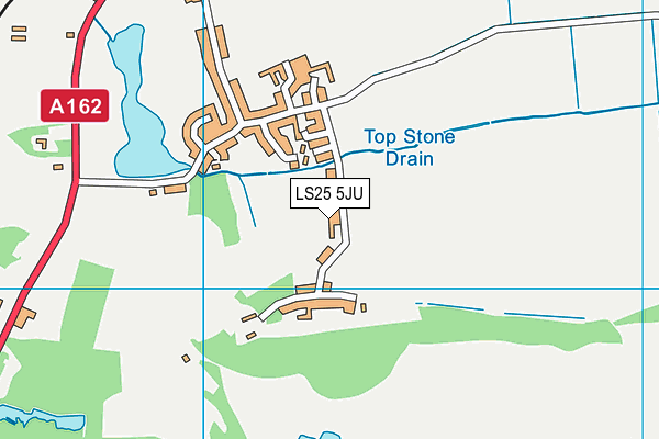 LS25 5JU map - OS VectorMap District (Ordnance Survey)