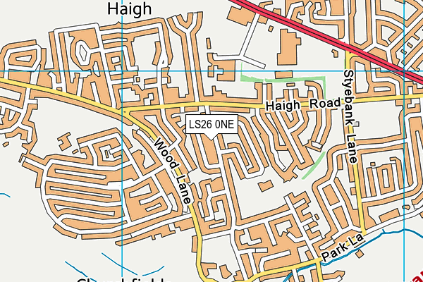 LS26 0NE map - OS VectorMap District (Ordnance Survey)