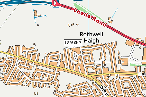 LS26 0NP map - OS VectorMap District (Ordnance Survey)